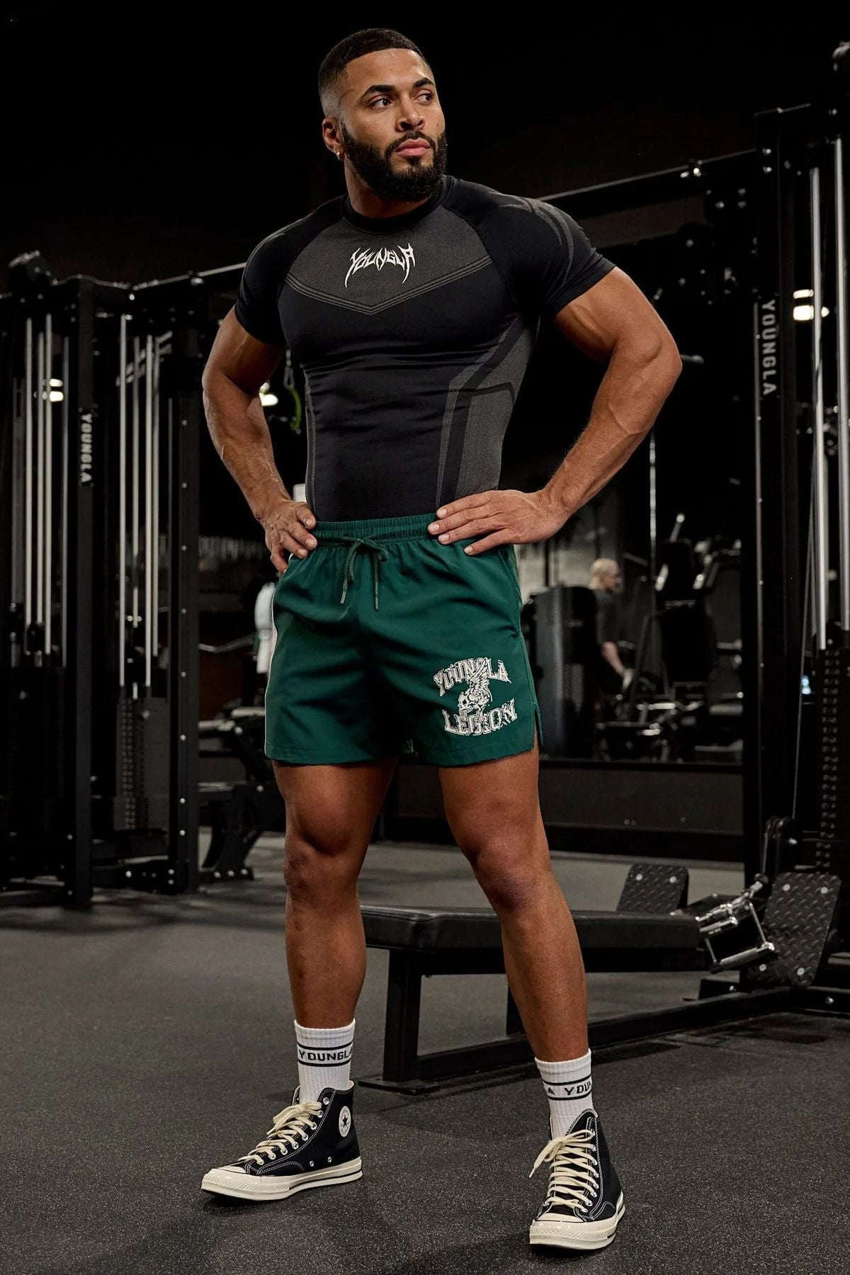 1006 Flying Skull Shorts