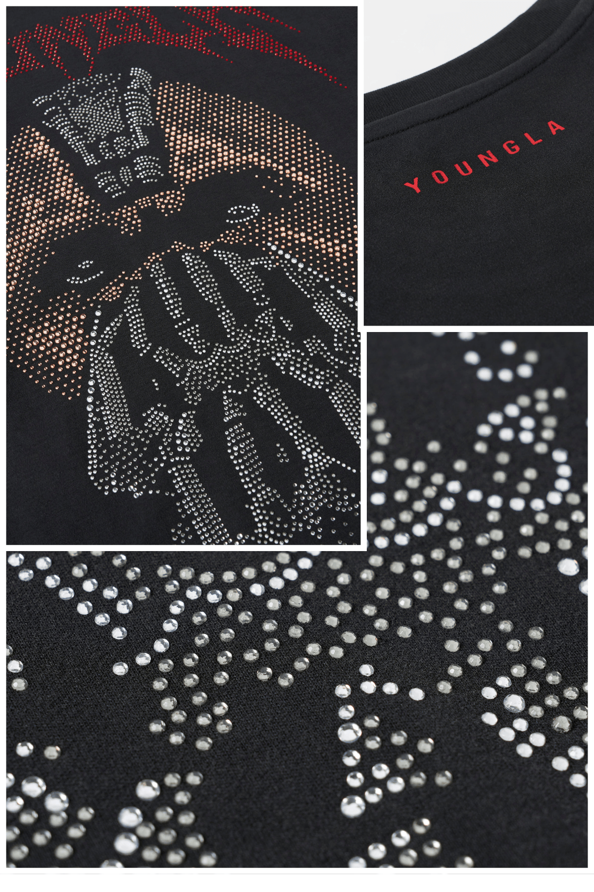 4257 - Batman Rhinestone Tees